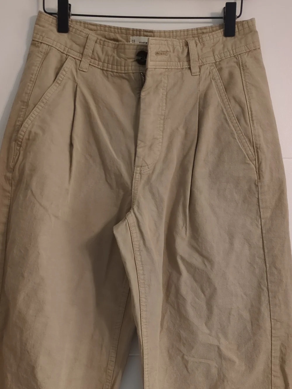 Everlane Mid Rise Wide-Leg Women's Barel Ankle Pantssummer Comfy Sz 2 Preppy